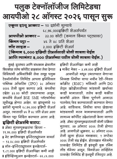 Paluck Technologies IPO